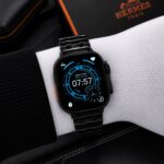 Apple Watch Ultra 3 GPS + Cellular 49mm Natural Titanium Case with Natural Titanium Milanese Loop - Small